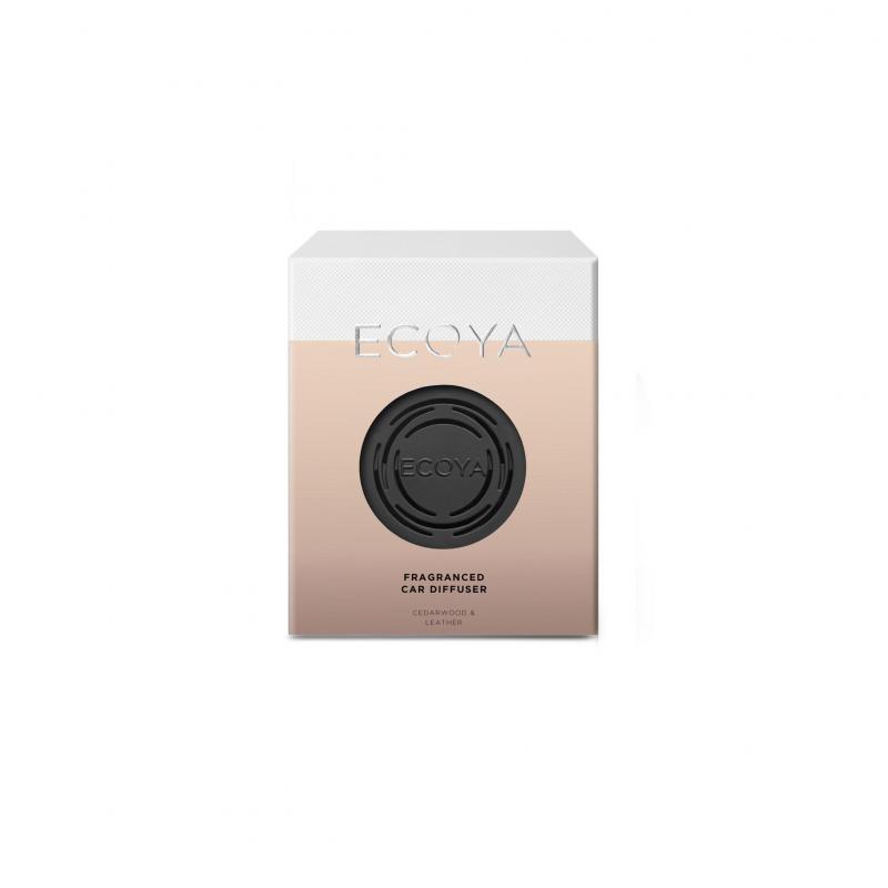 Ecoya Cedarwood & Leather Car Diffuser