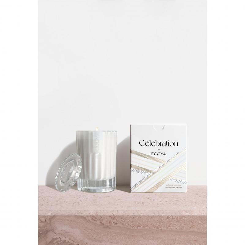 Ecoya White Musk & Warm Vanilla Mini Celebration Candle