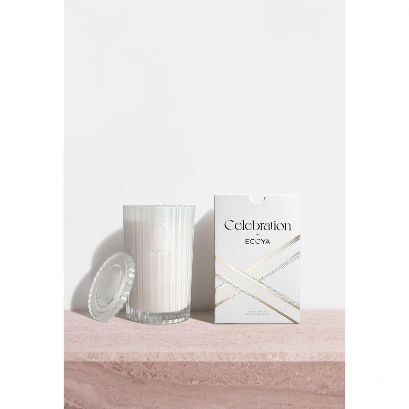 Ecoya White Musk & Warm Vanilla Celebration Candle