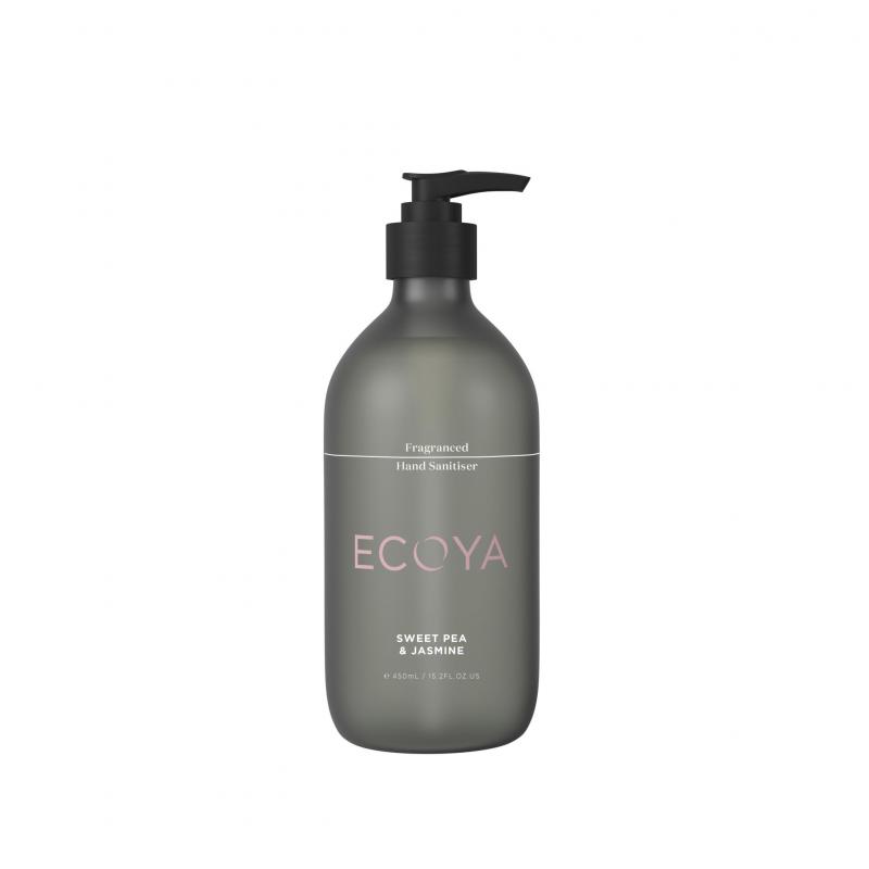 Ecoya Sweet Pea & Jasmine Fragranced Hand Sanitiser | 450ml
