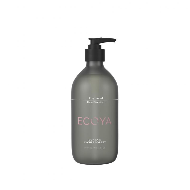 Ecoya Guava & Lychee Sorbet Fragranced Hand Sanitiser | 450ml 