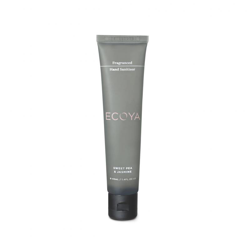 Ecoya Sweet Pea & Jasmine Fragranced Hand Sanitiser | 40ml