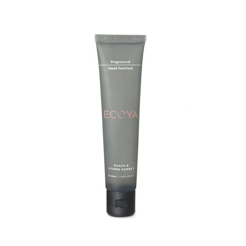 Ecoya Guava & Lychee Sorbet Fragranced Hand Sanitiser | 40ml 