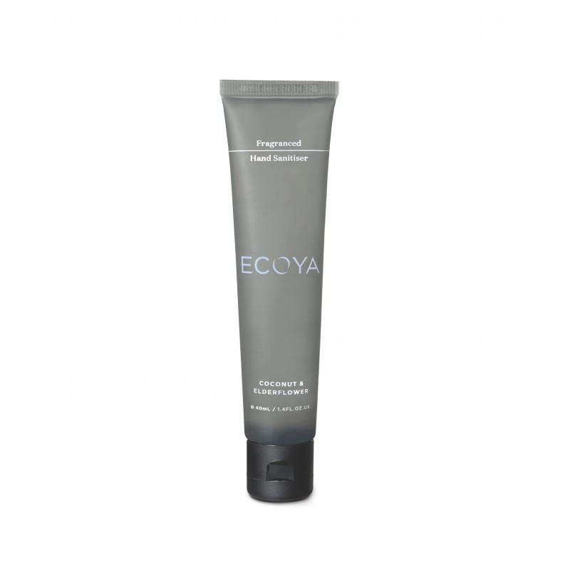 Ecoya Coconut & Elderflower Fragranced Hand Sanitiser | 40ml 