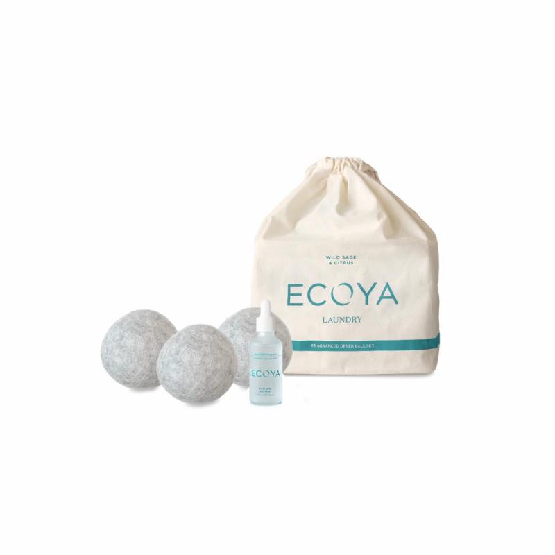 Ecoya Wild Sage & Citrus Laundry Dryer Ball Set