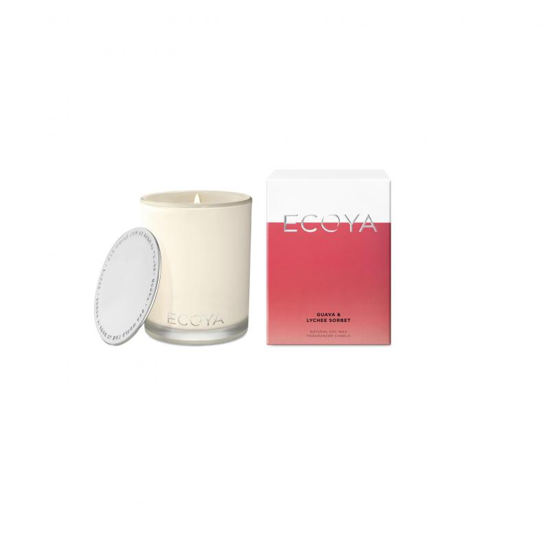 Ecoya Guava & Lychee Sorbet 400g Madison Candle
