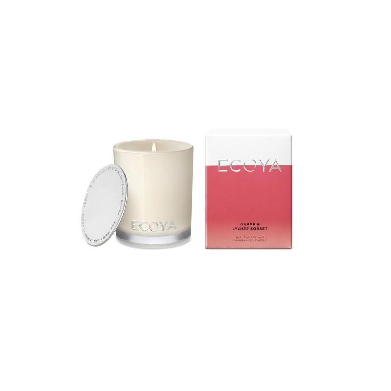 Ecoya Guava & Lychee Sorbet Mini Madison Candle