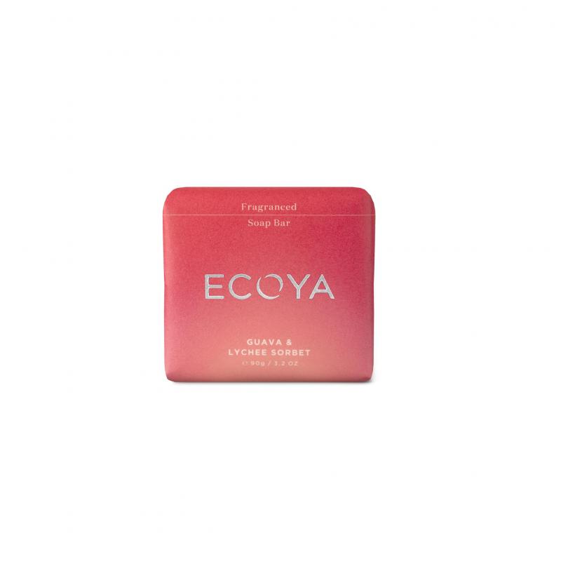 Ecoya Guava & Lychee Sorbet Fragranced Soap Bar