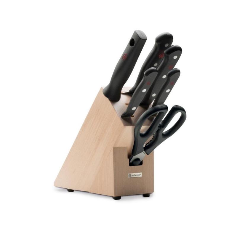 Wusthof Gourmet Knife Block Set | 7 Piece Set