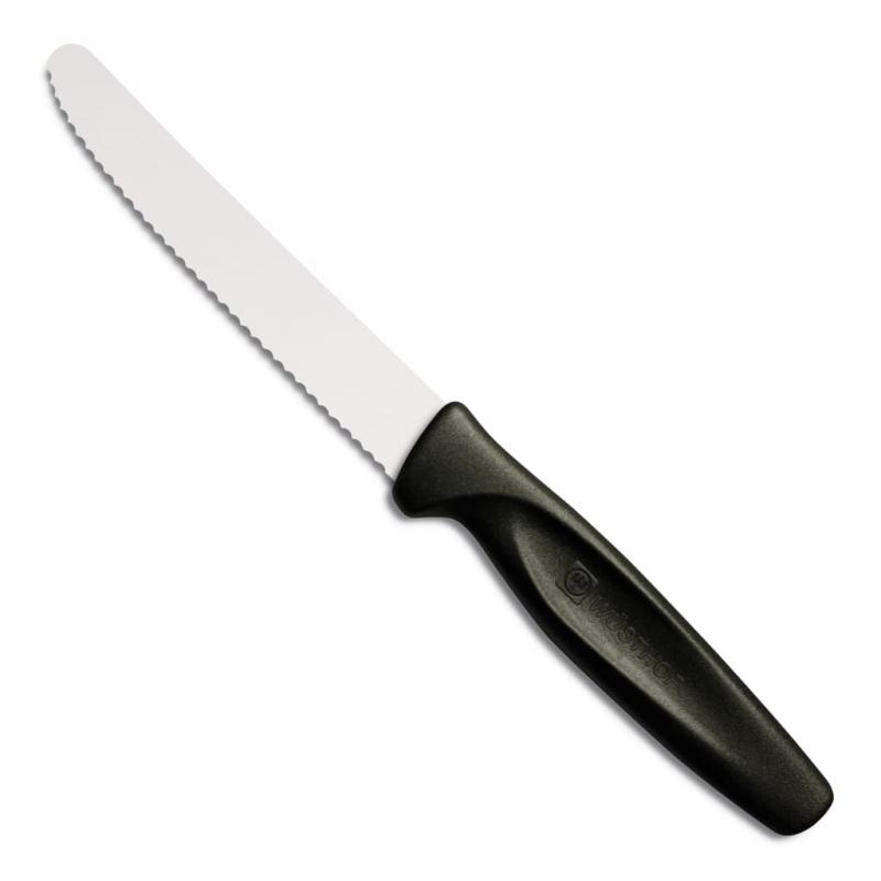 Wusthof Creation Serrated Paring Knive Black | 10cm
