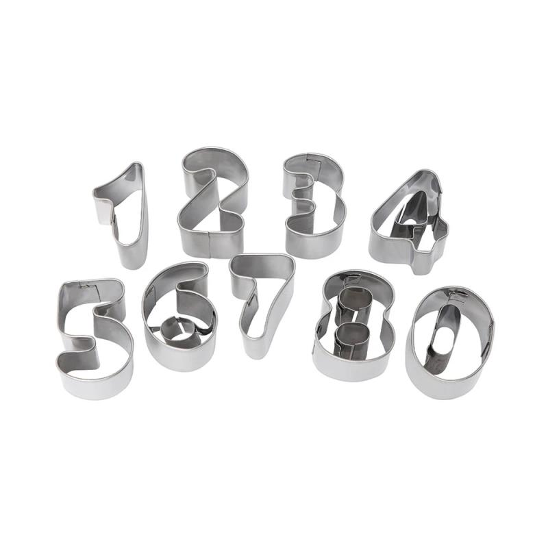 Wiltshire Number Cutter 9 Piece | Silver