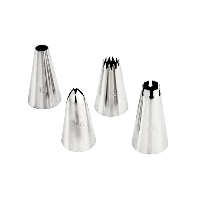 Wiltshire Border Decorating Nozzles Set of 4