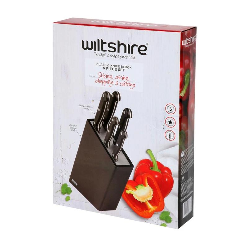 Wiltshire Classic Knife Block Set 6 Piece