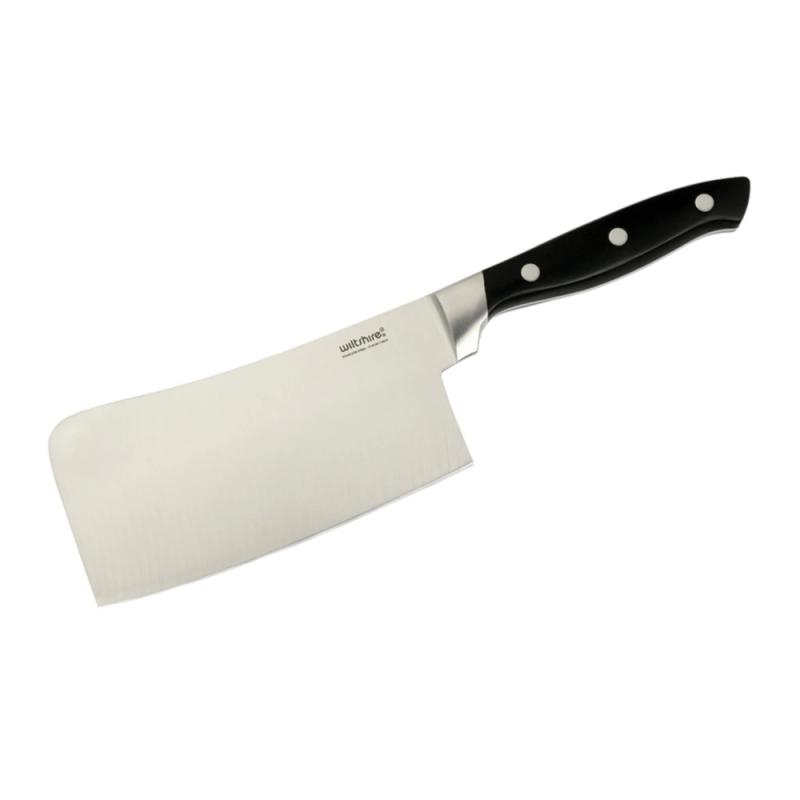 Wiltshire Trinity Cleaver Knife 15cm | Black/Stainless Steel