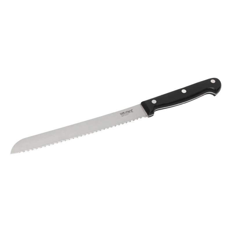 Wiltshire Classic Bread Knife 20cm | Stainless Steel/Black