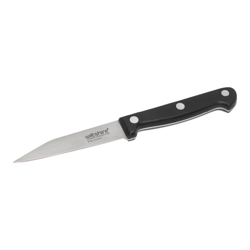 Wiltshire Classic Paring Knife 9cm Stainless Steel/Black