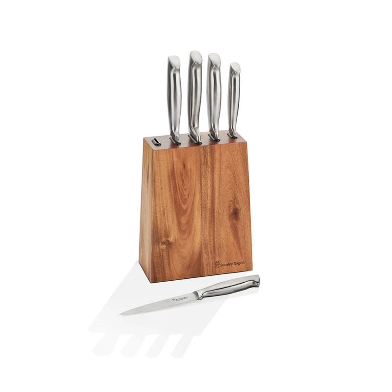 Stanley Rogers Tapered Vertical Knife Block | 6 Piece