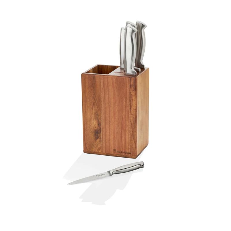 Stanley Rogers Vertical Utensil Knife Block | 6 Piece 