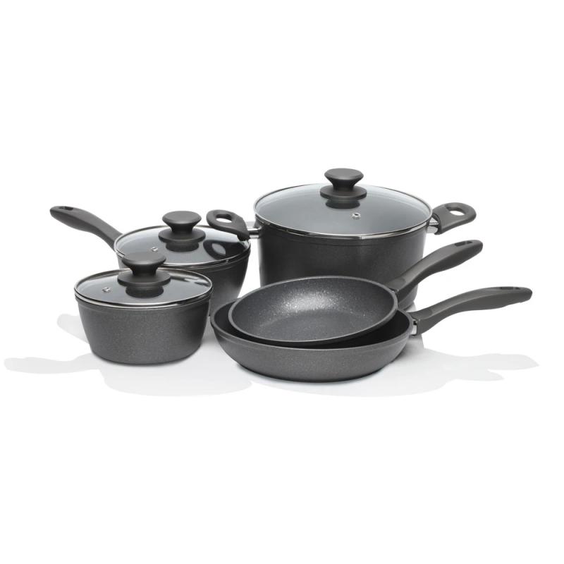 Stanley Rogers Quartz Stone Advanced Cookware Set 5 Piece 