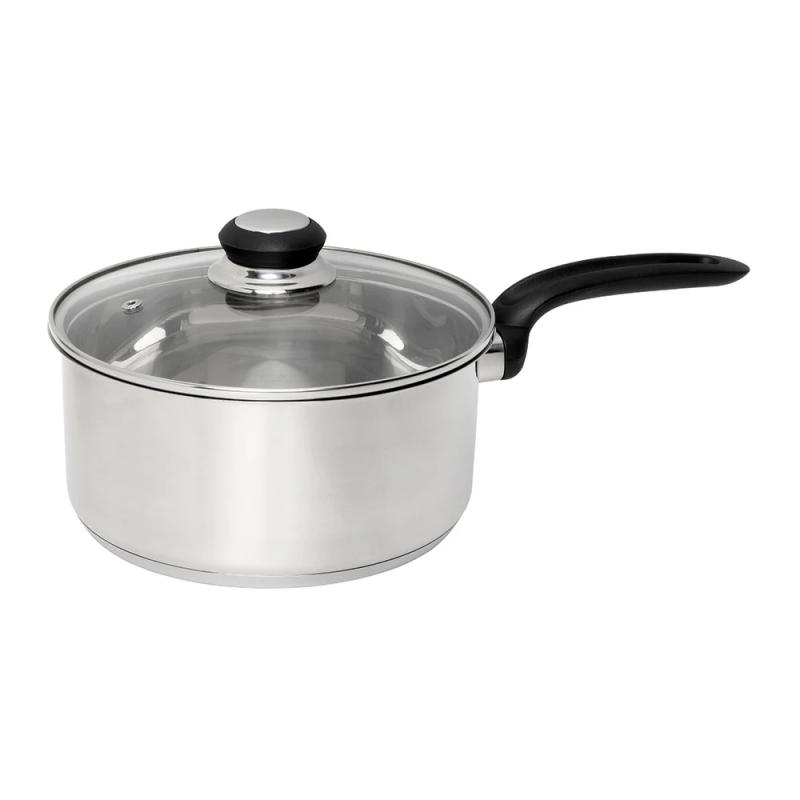 Wiltshire Classic Saucepan 20cm with Glass Lid | Stainless Steel
