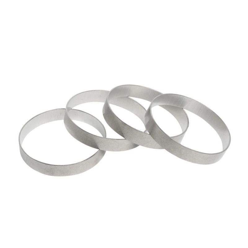 Wiltshire Aluminium Egg Rings Set of 4 | Silver 7.5cm