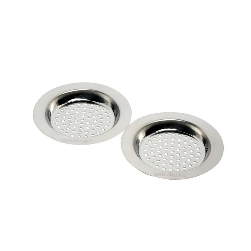 Wiltshire Sink Strainers Stainless Steel | Set of 2