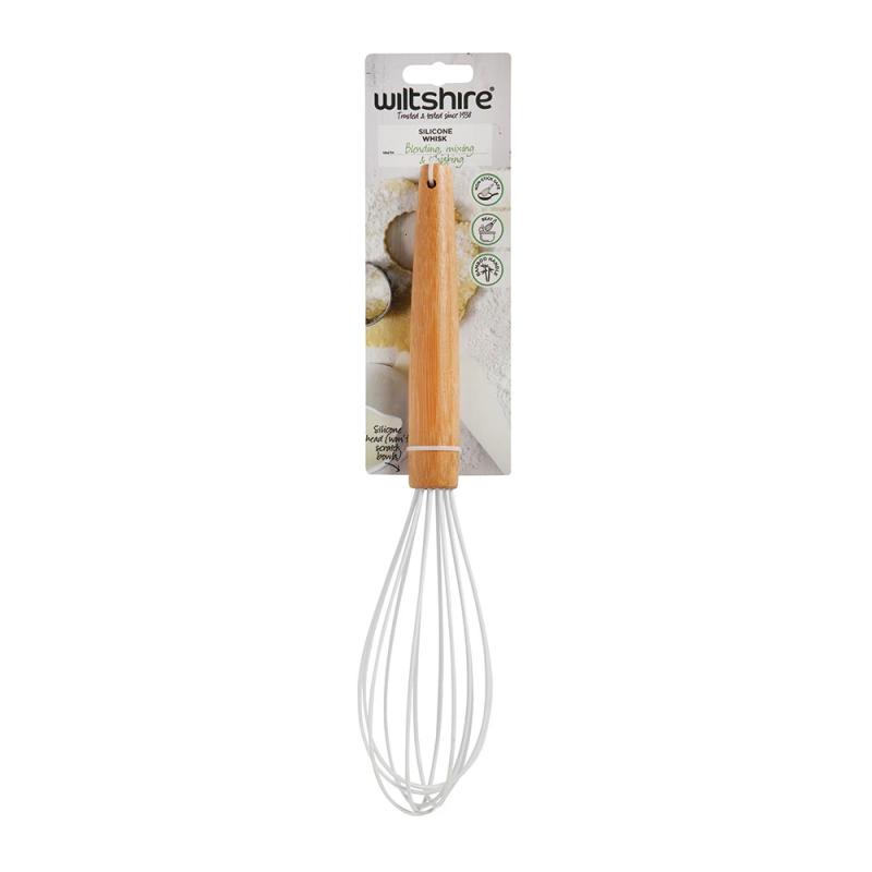 Wiltshire Silicone Whisk | Bamboo/Silicone