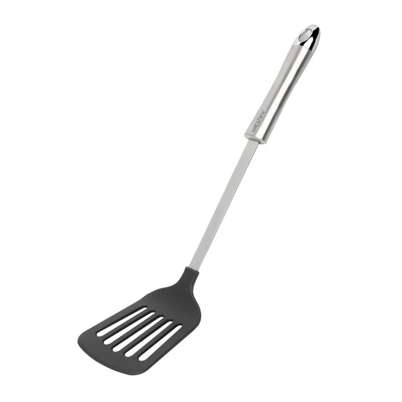 Wiltshire Industrial Nylon Slotted Turner | Grey/Silver