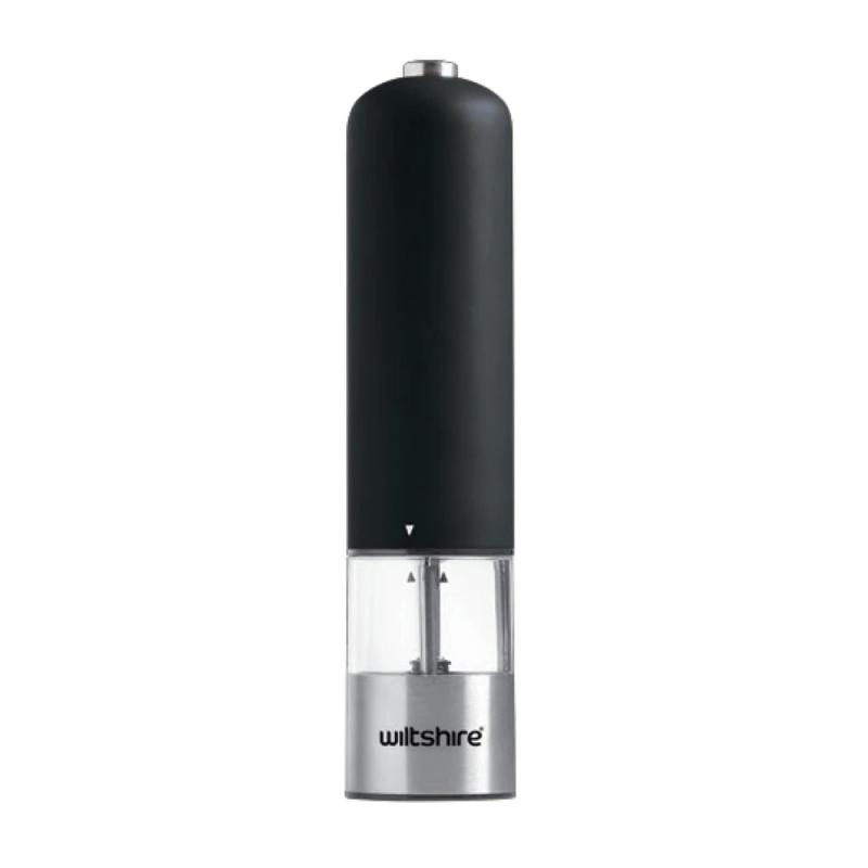 Wiltshire Electric Black Soft Touch Mill