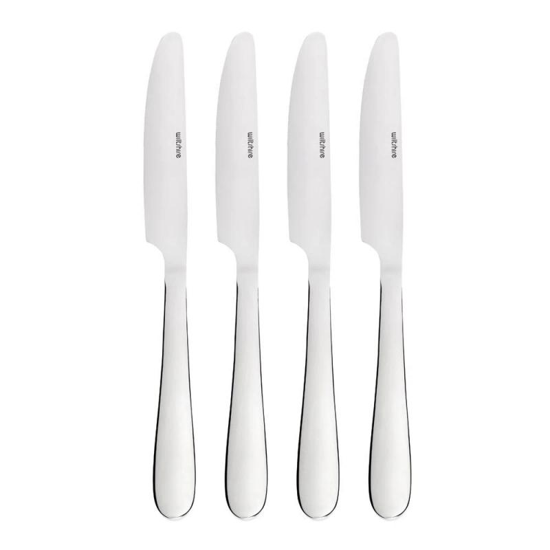 Wiltshire Rhodes Table Knife 4 Piece | Stainless Steel