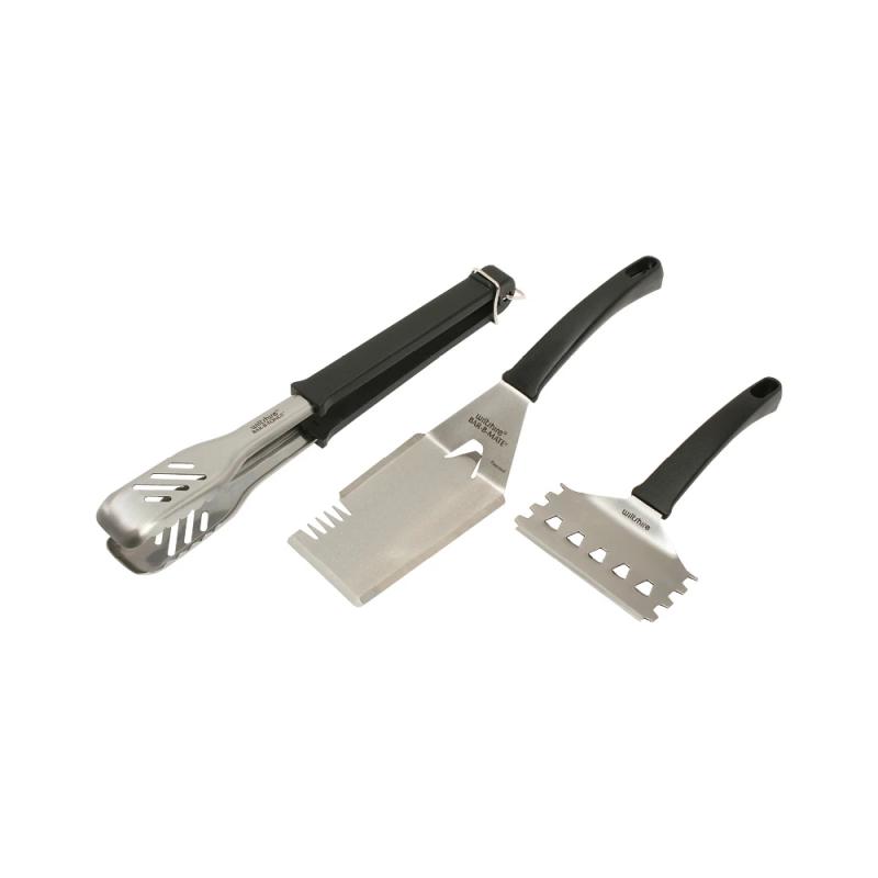 Wiltshire Bar-B Cook & Clean Kit | Black/Silver