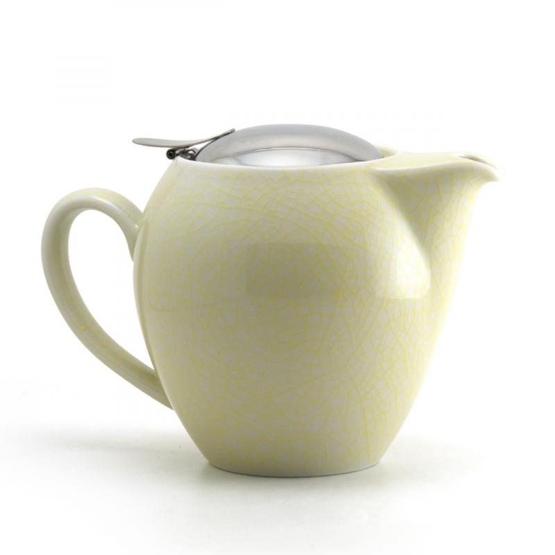 Zero-Japan Artisan Crackle Universal Teapot 580ml | Yellow