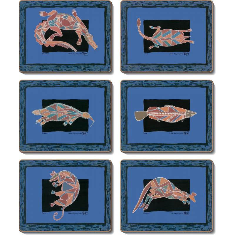 Cinnamon Rock Art Coasters