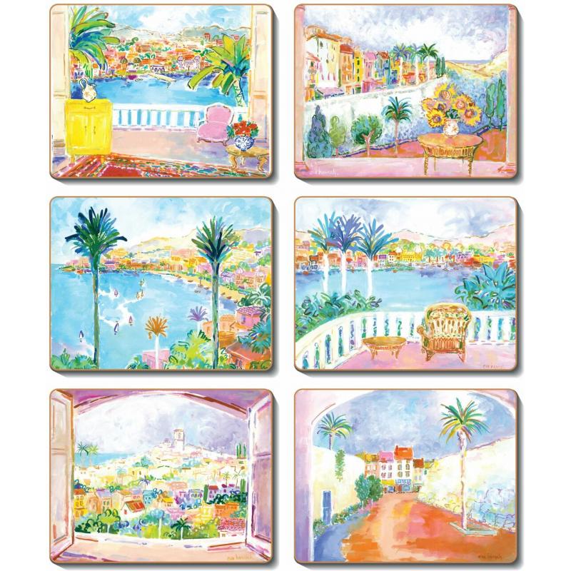 Cinnamon Cote D'Azur Placemats Set of 6 | 34x26.5cm