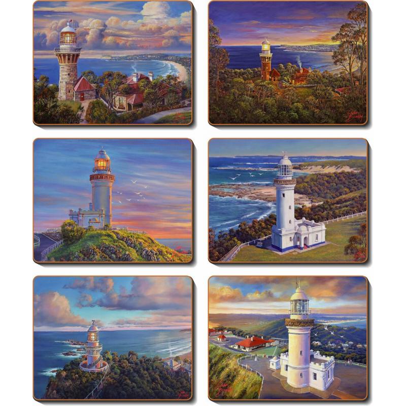 Cinnamon Coastal Icons Placemats Set of 6 | 34x26.5cm