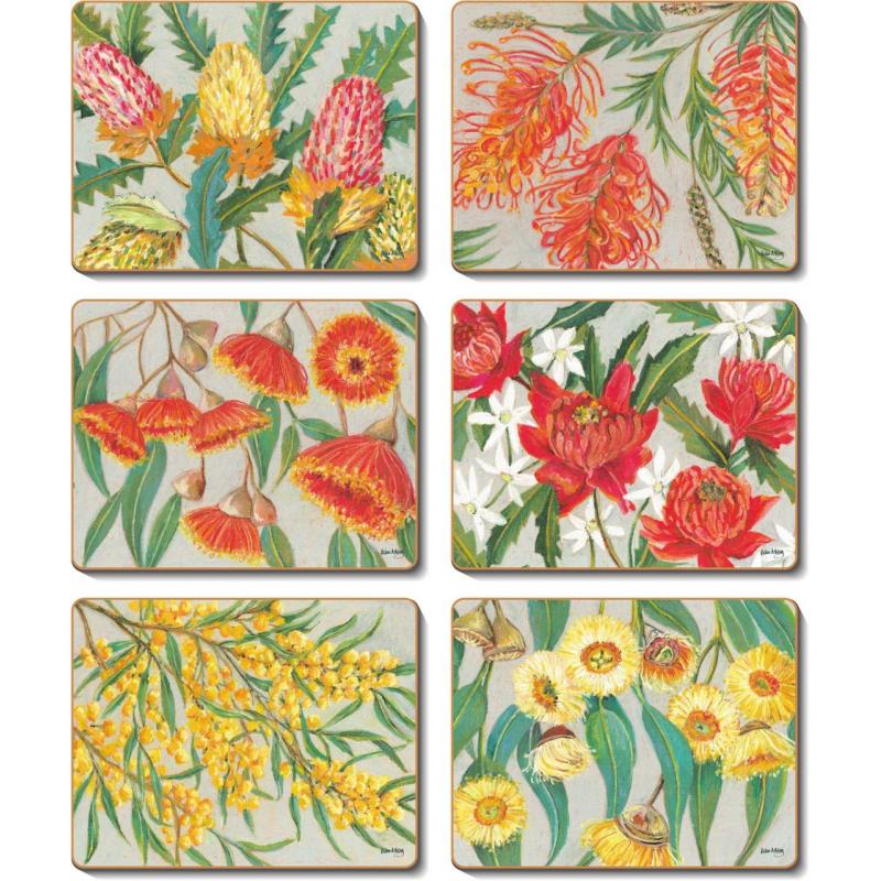 Cinnamon Native Pastel Placemats | 6 Piece
