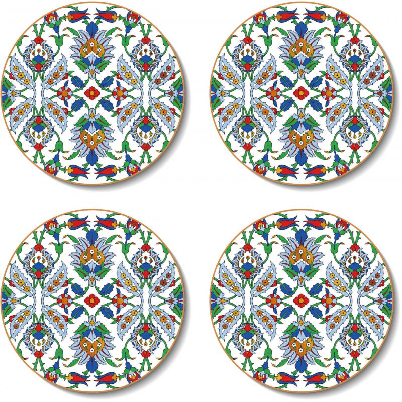 Cinnamon Round Dubai Placemats 33cm | Set of 4
