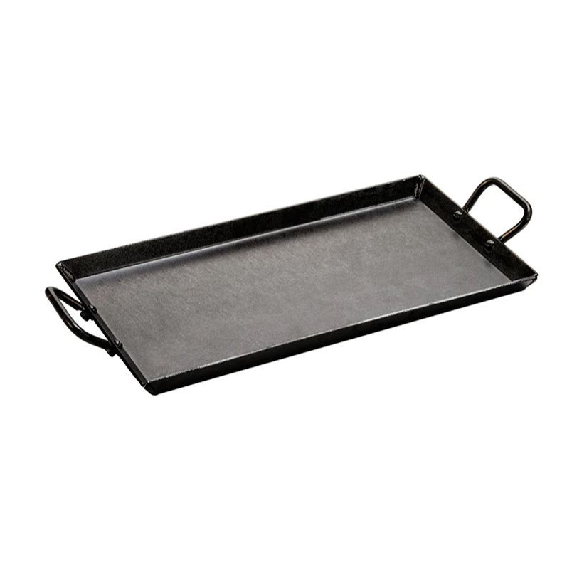 Lodge Seasoned Carbon Steel Griddle 18x10 Inch | 45.5x25cm