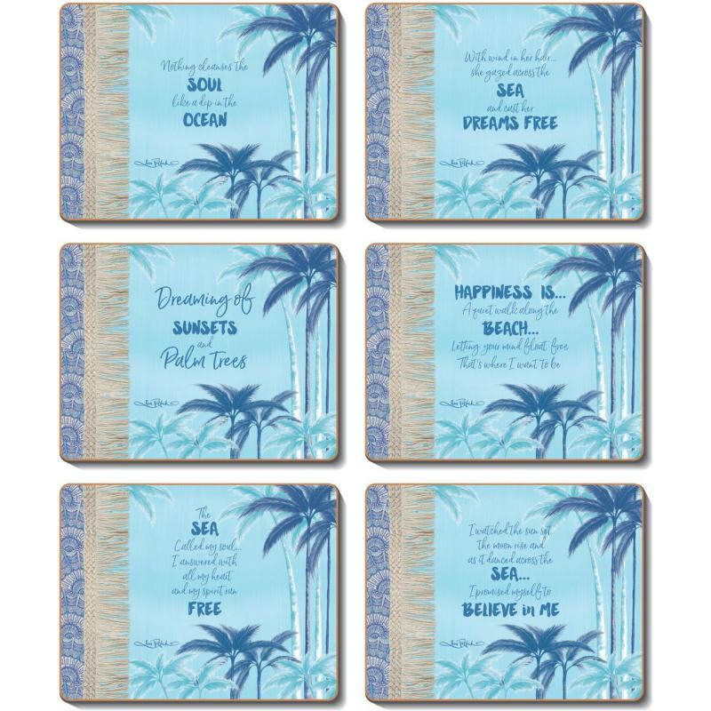 Cinnamon Palm Beach Coasters