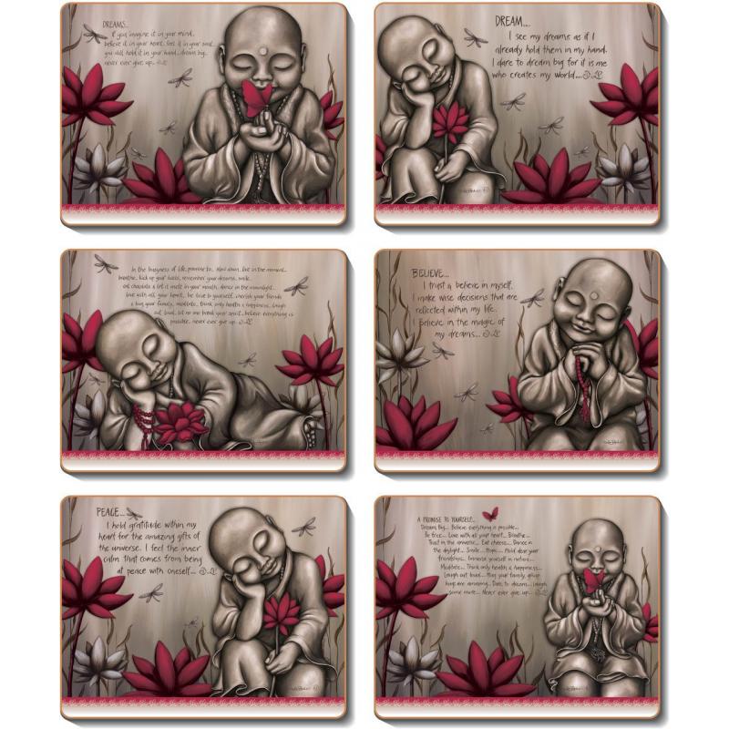 Cinnamon From The Soul Monk Red Placemats