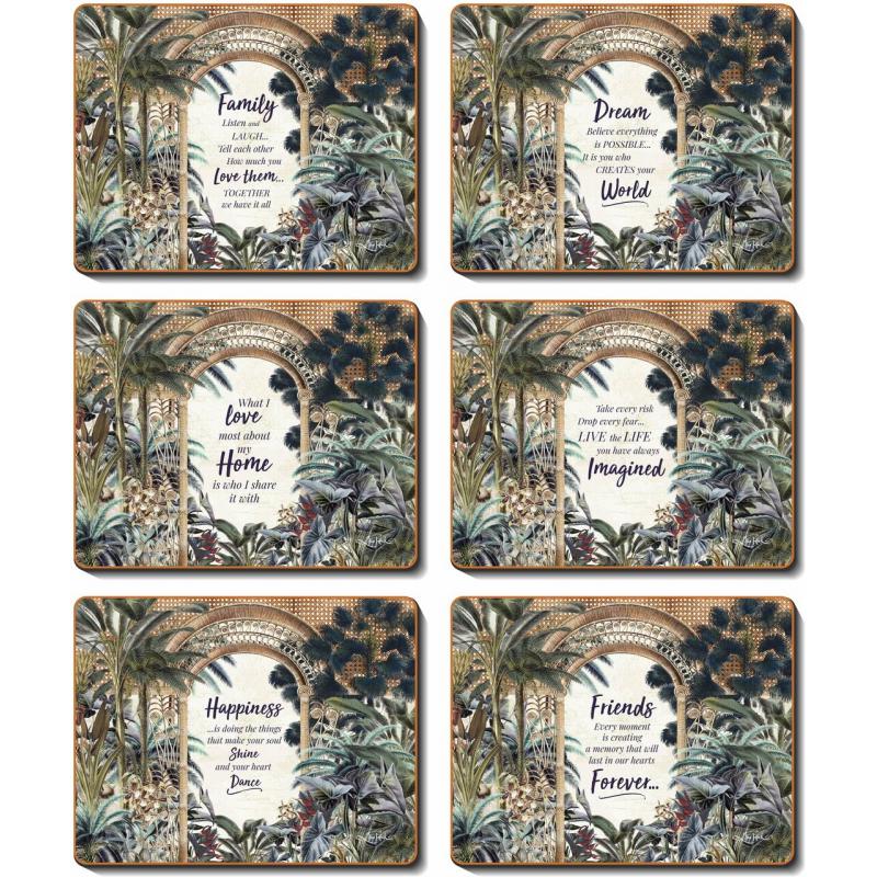 Cinnamon Utopia Arch Placemats Set of 6 | 34x26.5cm