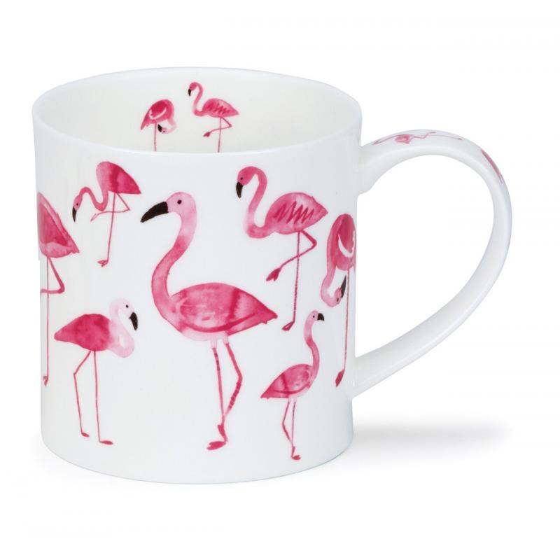 Dunoon Orkney Pretty in Pink Mug | Fine Bone China | Made in England