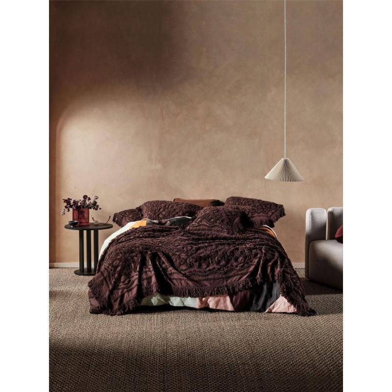 Linen House Somers Espresso Bed Cover