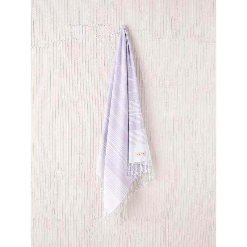 Linen House Burleigh Hammam Towel | Lilac