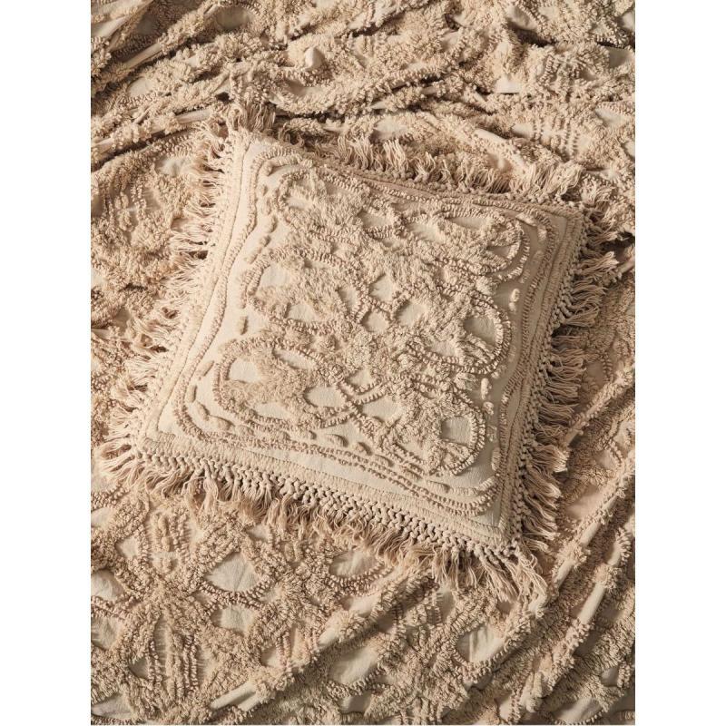 Linen House Somers Cushion 50x50cm | Sand