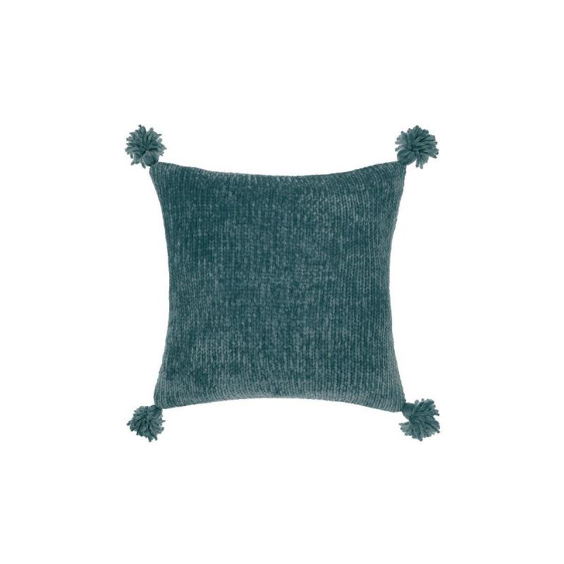 Linen House Hara Cushion 45x45cm | Petrol