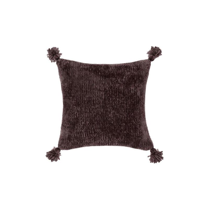 Linen House Hara Cushion 45x45cm | Espresso
