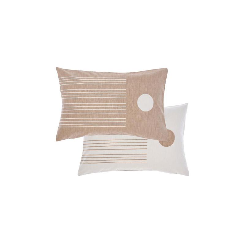 Linen House Aida Cushion | 40x60cm | Coral