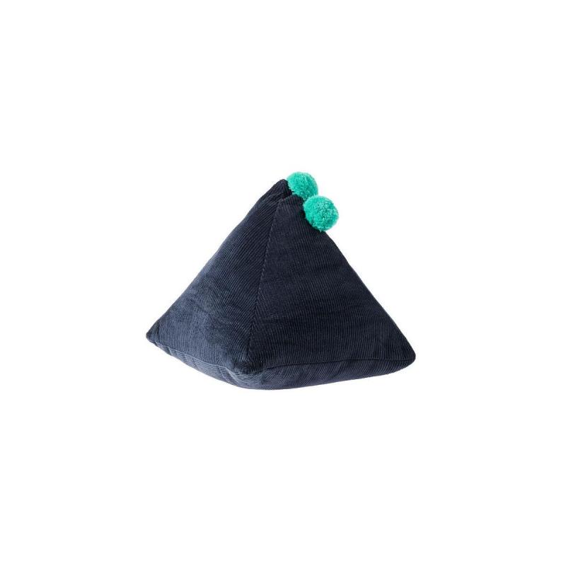 Linen House Trixie Triangle Novelty Cushion | Navy 