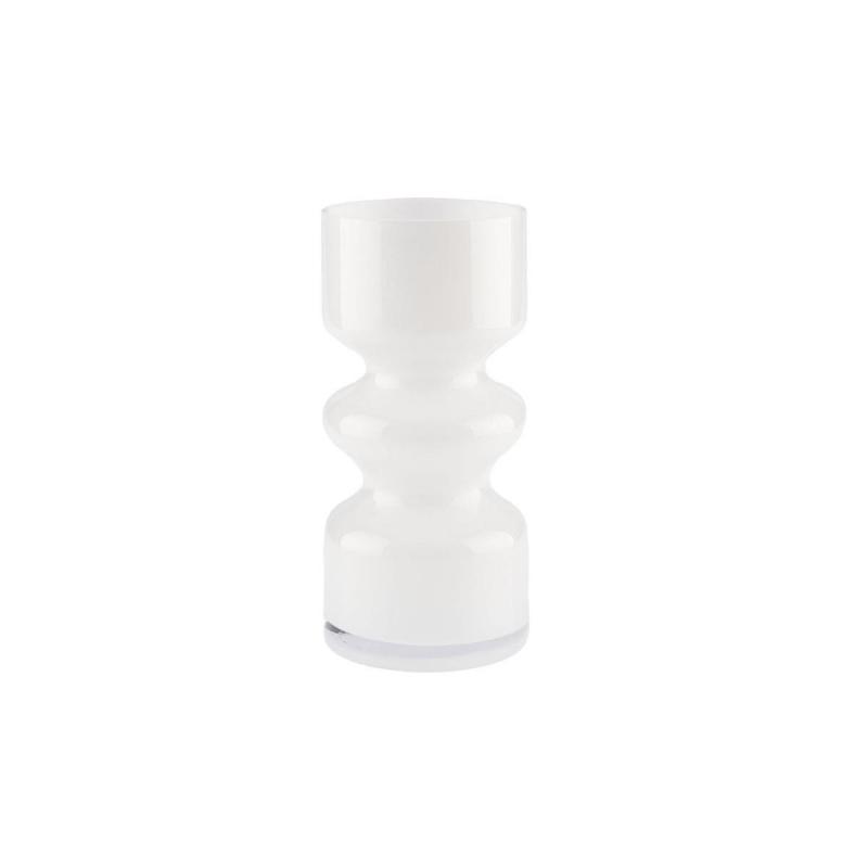 Linen House Leon Vase 25cm | White